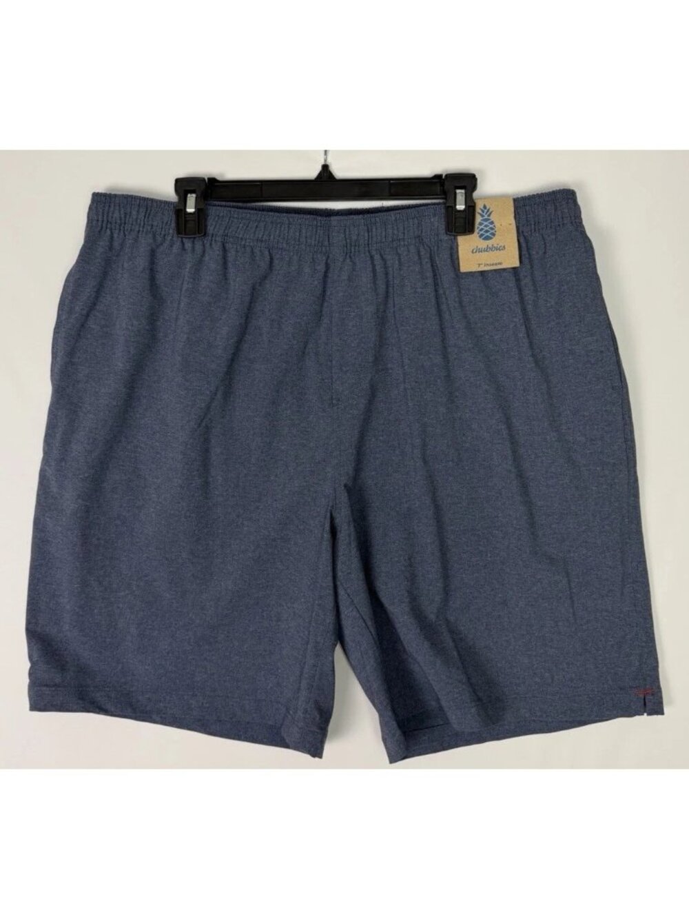 Chubbies Men's The Amphibious Swim Gym Shorts 7" Inseam Blue XXL Heather NWT